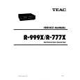 Cover page of TEAC R-777X Service Manual