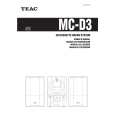 Cover page of TEAC MCD3 Owner's Manual