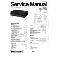 Cover page of TECHNICS SU610 Service Manual