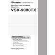 Cover page of PIONEER VSX-9300TX/KUXJ/CA Owner's Manual