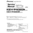 Cover page of PIONEER KEH-P4020R/XM/EW Service Manual