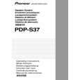 Cover page of PIONEER PDP-S37 Owner's Manual