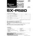 Cover page of PIONEER SX-P520 Service Manual