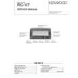 Cover page of KENWOOD RCV7 Service Manual