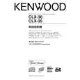 Cover page of KENWOOD CLX-30 Owner's Manual