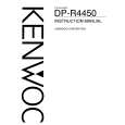 Cover page of KENWOOD DPR4450 Owner's Manual