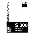 Cover page of NAD S300 Service Manual