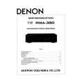 Cover page of DENON PMA-380 Service Manual