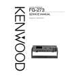 Cover page of KENWOOD FG-273 Service Manual
