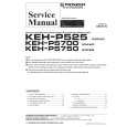 Cover page of PIONEER KEHP750 X1N/ES Service Manual