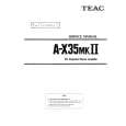 Cover page of TEAC A-X35 MKII Service Manual
