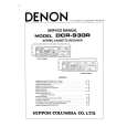 Cover page of DENON DCR-930R Service Manual