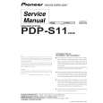 Cover page of PIONEER PDP-S11 Service Manual