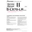 Cover page of PIONEER S-LX70-LR/SXTW/EW5 Service Manual