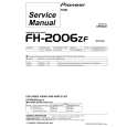 Cover page of PIONEER FH2006ZF Service Manual