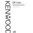 Cover page of KENWOOD DP-7020 Owner's Manual
