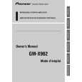 Cover page of PIONEER GM-X962 Owner's Manual