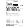 Cover page of PIONEER KEH-P515 X1M/UC Service Manual
