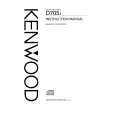 Cover page of KENWOOD D705I Owner's Manual
