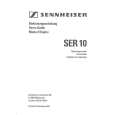 Cover page of SENNHEISER SER 10 Owner's Manual