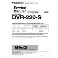 Cover page of PIONEER DVR220S Service Manual
