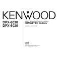Cover page of KENWOOD DPX-6030 Owner's Manual