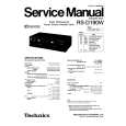 Cover page of TECHNICS RS-D190W Service Manual