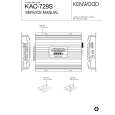 Cover page of KENWOOD KAC729S Service Manual