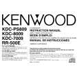 Cover page of KENWOOD KDC-8009 Owner's Manual