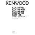 Cover page of KENWOOD KDC-MP439 Owner's Manual