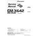 Cover page of PIONEER GM-X642/XR/EW Service Manual