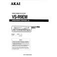 Cover page of AKAI VSR9EM Owner's Manual