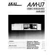 Cover page of AKAI AMU-U7 Owner's Manual