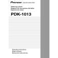 Cover page of PIONEER PDK-1013 Owner's Manual