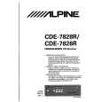 Cover page of ALPINE CDE-7826R Owner's Manual