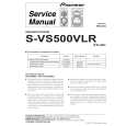 Cover page of PIONEER S-VS500VLR/XTL/NC Service Manual