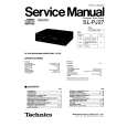 Cover page of TECHNICS SLPJ27 Service Manual