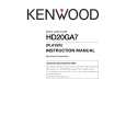 Cover page of KENWOOD HD20GA7 Owner's Manual