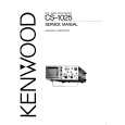 Cover page of KENWOOD CS1025 Service Manual