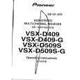 Cover page of PIONEER VSXD409S Owner's Manual