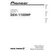 Cover page of PIONEER DEH-1100MP/XN/UC Owner's Manual