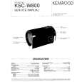 Cover page of KENWOOD KSC-W800 Owner's Manual