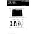 Cover page of KENWOOD KAC1020 Service Manual