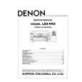 Cover page of DENON UD-M3 Service Manual