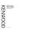 Cover page of KENWOOD KRV7040 Owner's Manual