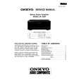 Cover page of ONKYO M-588F Service Manual