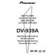 Cover page of PIONEER DV-939A/WY Owner's Manual