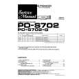 Cover page of PIONEER PDS702/G Service Manual