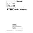Cover page of PIONEER HTP205-SW Service Manual