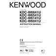 Cover page of KENWOOD KDC-W6041U Owner's Manual